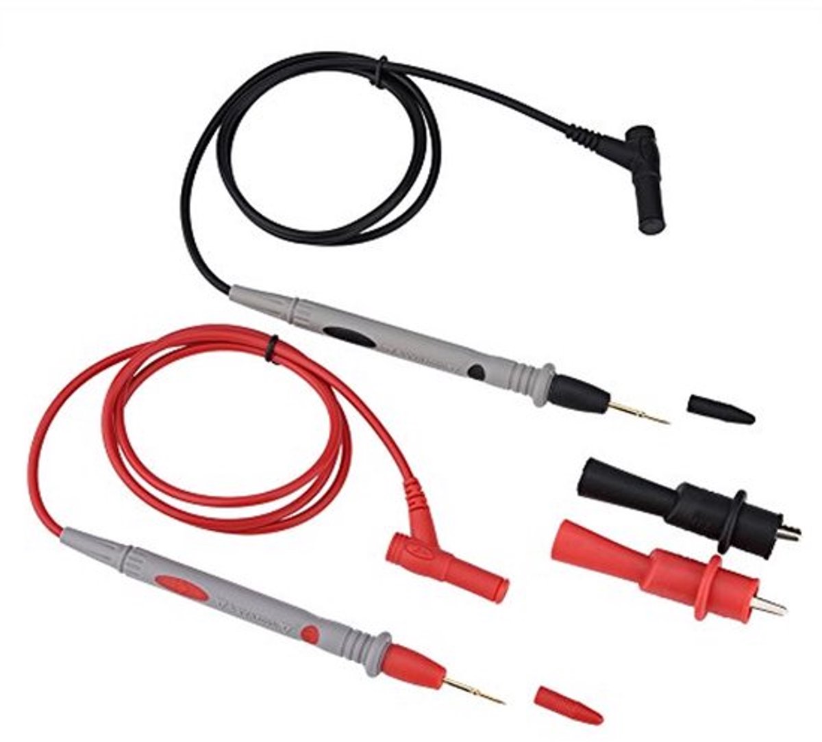 1 Paar 1000V 20A Banana Universele 24K Gouden Multimeter Test Probeset Kabels Kabel TL71 TL75 U1165A Rubber Bescherming
