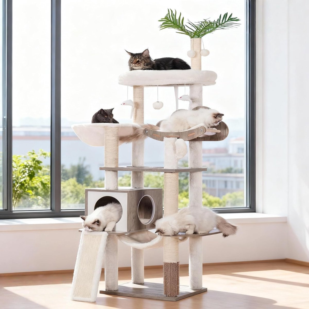 CLVP® Krabton voor Grote Katten - Krabpaal - Krabplank