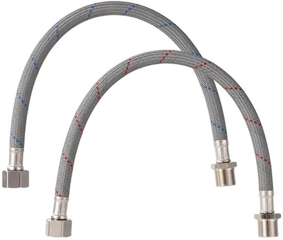 stuks kraantoevoerleidingen, 12" x G 3/8, 9/16 vrouwelijk x 9/16 mannelijk draadconnector