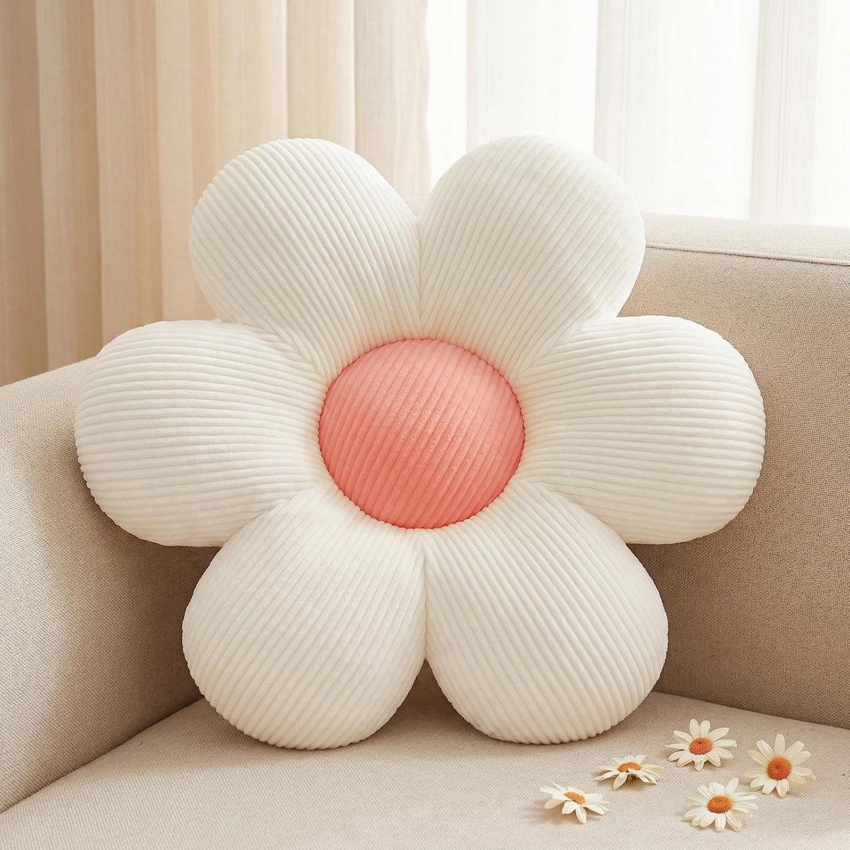 Decoratief bloemenkussen 40 x 40 cm voor banken, auto's en bureaustoelen, stijlvol en comfortabel