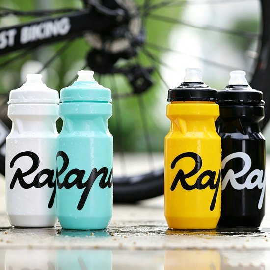 Bidon 610ml Fiets - Geel - Lichtgewicht Sportfles BPA-vrij - Fitness Waterfles - Geschikt voor Alle Bidonhouders - Vaatwasbestendig - Shakebeker - Recyclebaar & Sterk - Fietsaccessoires — afbeelding 2