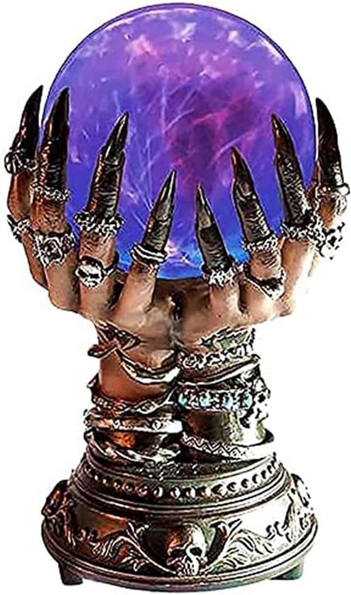 Flitsende Decoratieve Bal voor Halloween, 29 cm - Magische Verlichting en Sfeervolle Versiering