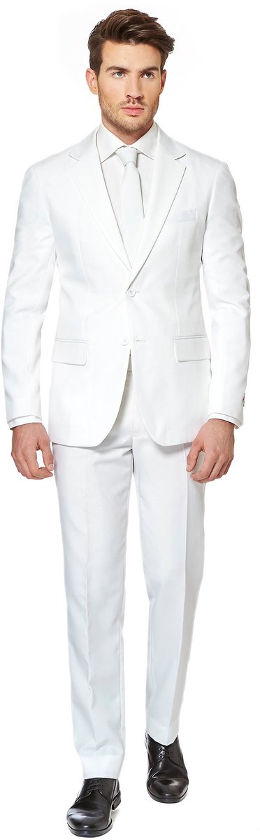 OppoSuits White Knight - Mannen Kostuum - Wit - Maat 62