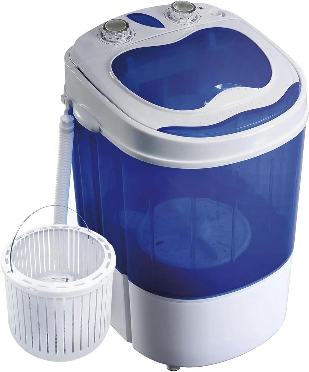 Mini Wasmachine Compacte Wasmachine Reizen En Kamperen Laag Energieverbruik 3 kg Capaciteit Wit