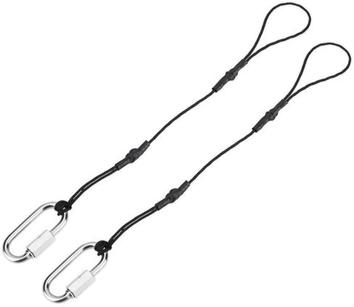 2 stuks cameraveiligheidsgordels, universele duurzame camerariem met cliphaak, metalen ophanggesp voor spiegelreflexcamera's, standaard