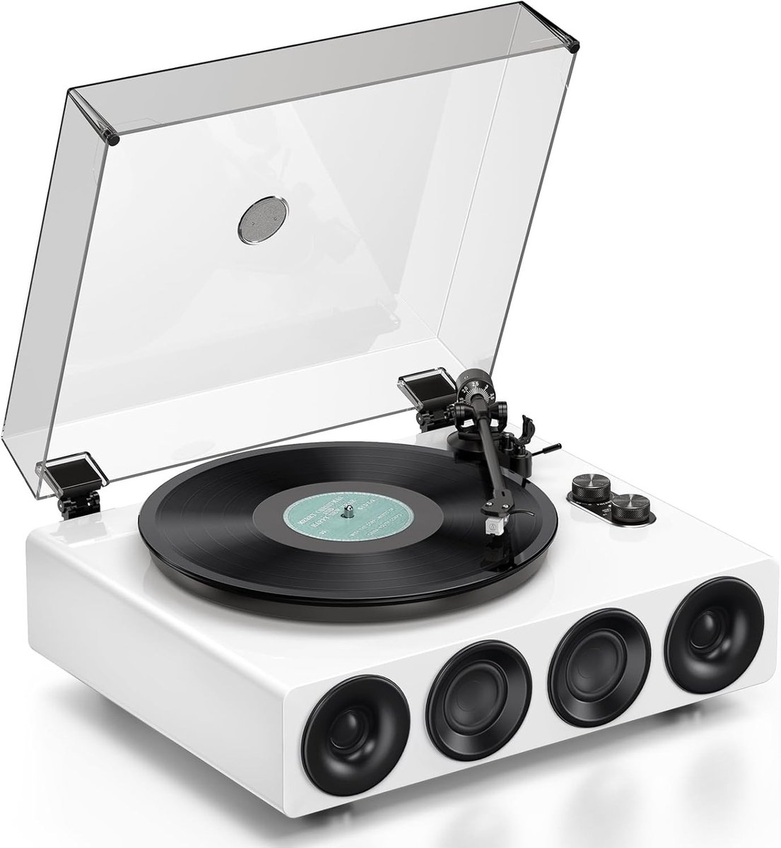 Platenspeler - Hout - Ingebouwde speakers - Bluetooth-connectiviteit - Voor Muziekliefhebbers