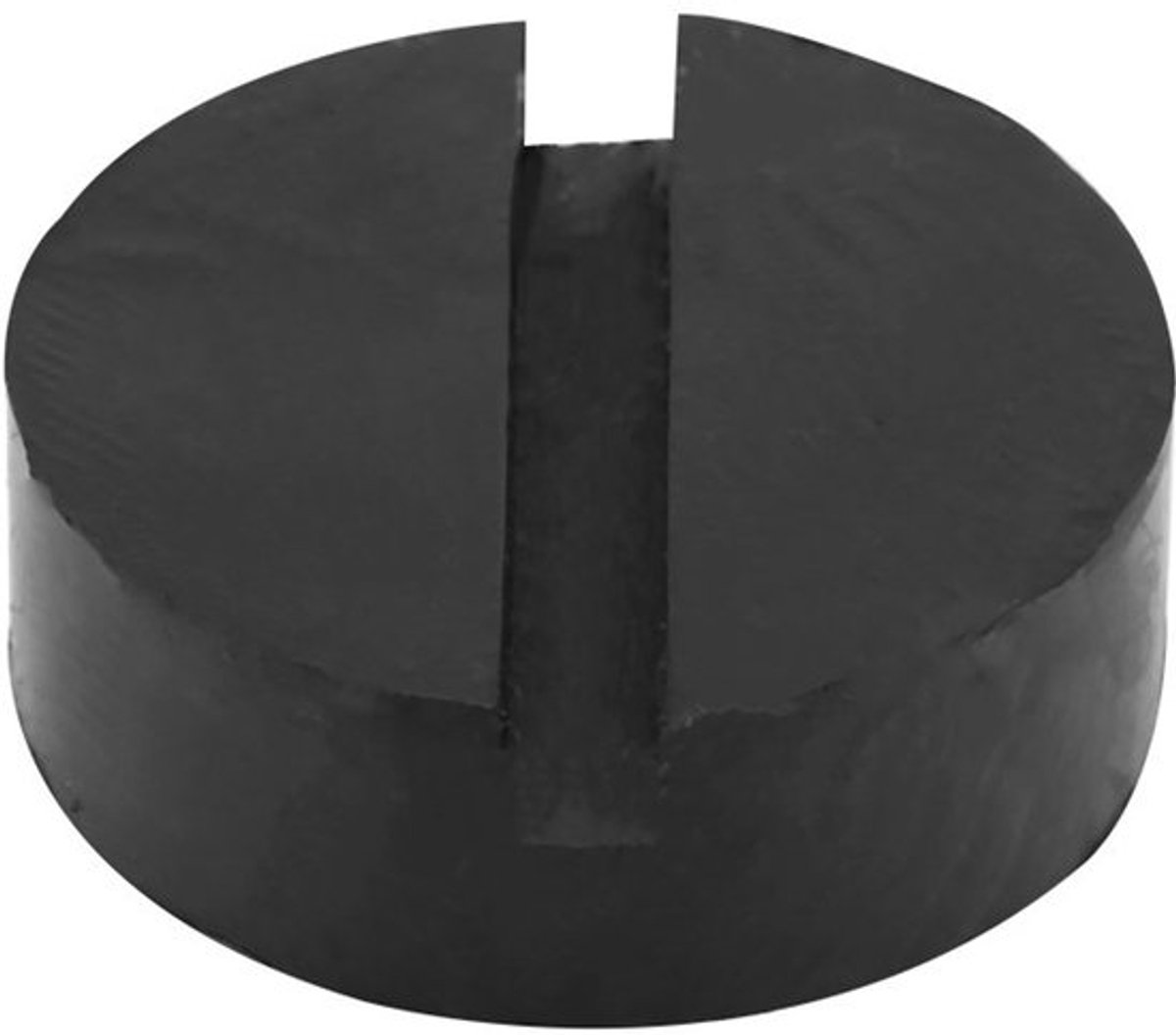 Universele Floor Jack Pads Slotted Frame Rail Rubber Jack Pads Adapter jack stand pads RV Zwart