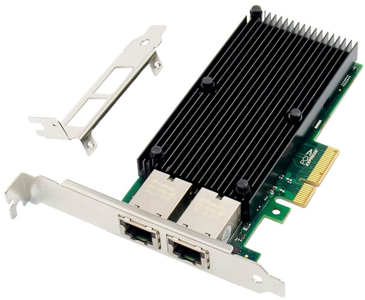 Microconnect MC-PCIEX4-X550-T2-D netwerkkaart Intern Ethernet 10000 Mbit/s