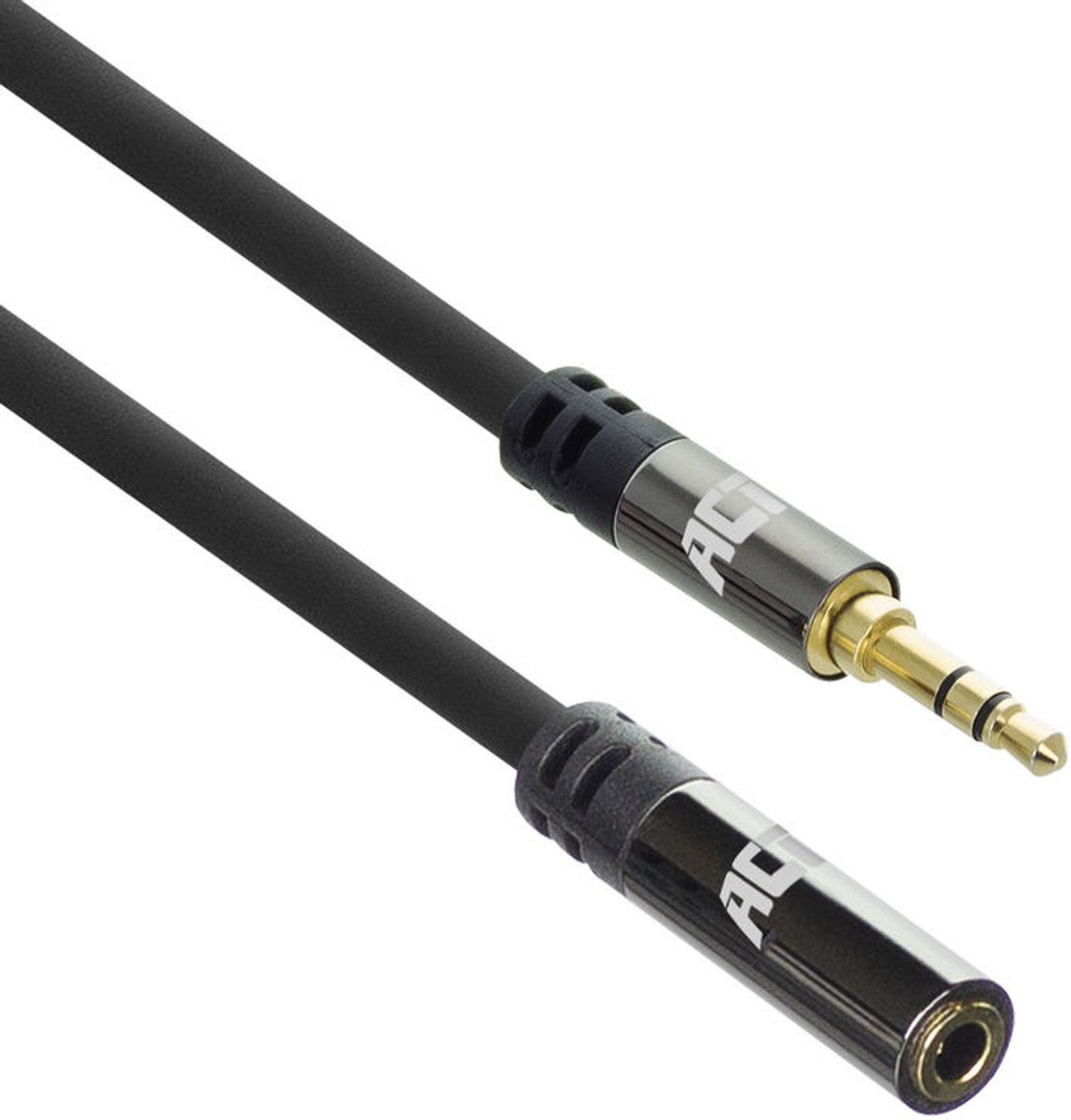 ACT AC3617 High Quality Audio Verlengkabel | 3,5 mm Stereo | Jack male - female | 5 meter