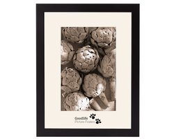 Houten Fotolijst Anitra Zwart - 13x19 - Anti-reflectie glas - 18 mm breed profiel - Goodlife Picture Frames