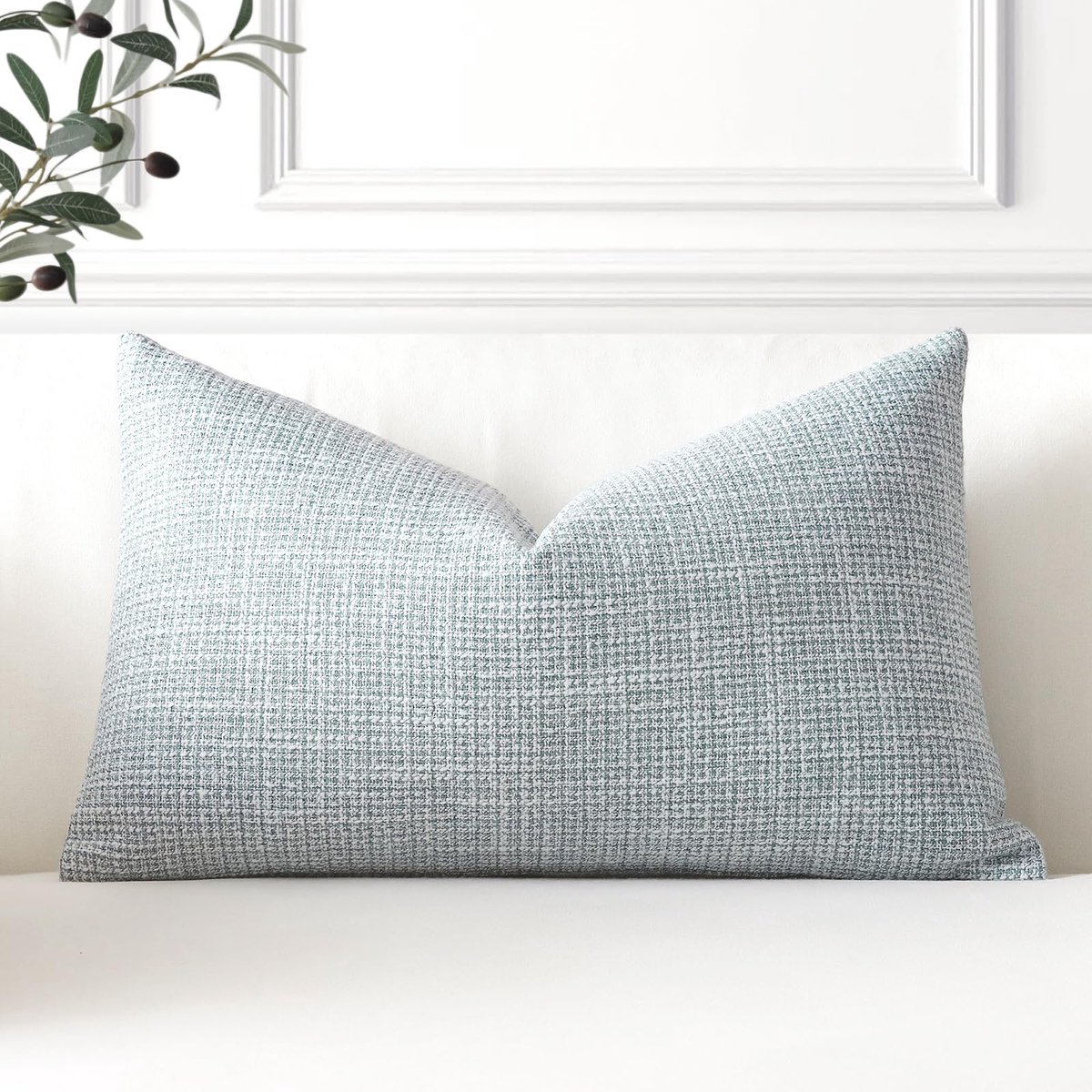 Kussenhoezen Set van 1 Eenkleurig 40x60cm Roestvrij Stalen Kussenhuls voor Sofa en Slaapkamer