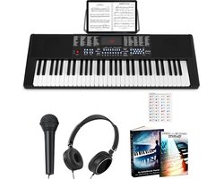 Finesse Keyboard Piano met Accessoires - 61 Keys - Digitale Piano - Elektrische Piano - Kind & Volwassene
