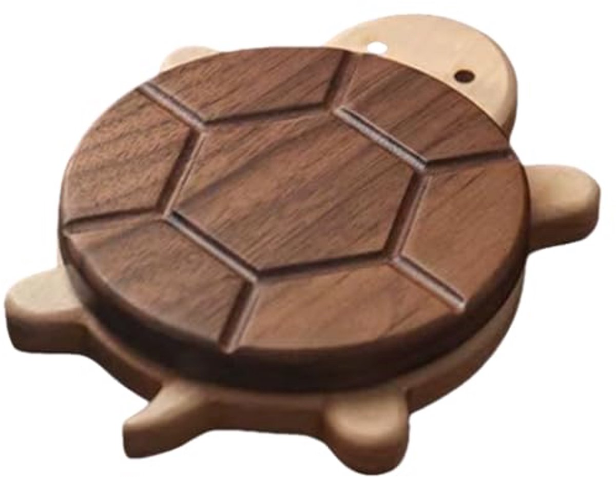 Namajunas - Onderzetters voor glazen - Koelkastmagneten - Schildpad speelgoed - Houten - Onderzetters - Koelkast Magneten Dieren - Herbruikbaar en hittebestendig - Fun Cadeau - Woondecoratie - Keukengerei