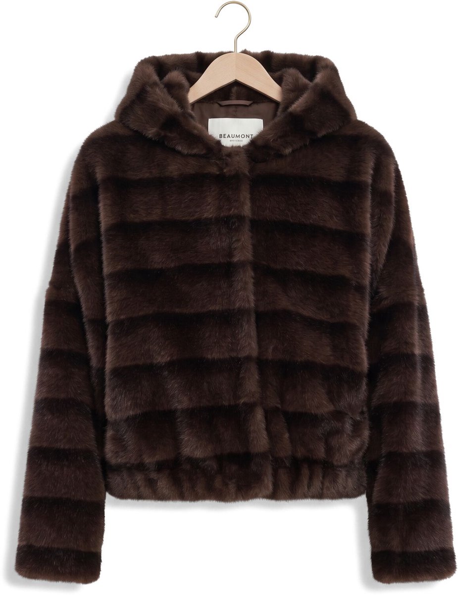 Beaumont Dita Jacket Jassen Dames - Winterjas - Bruin - Maat 40