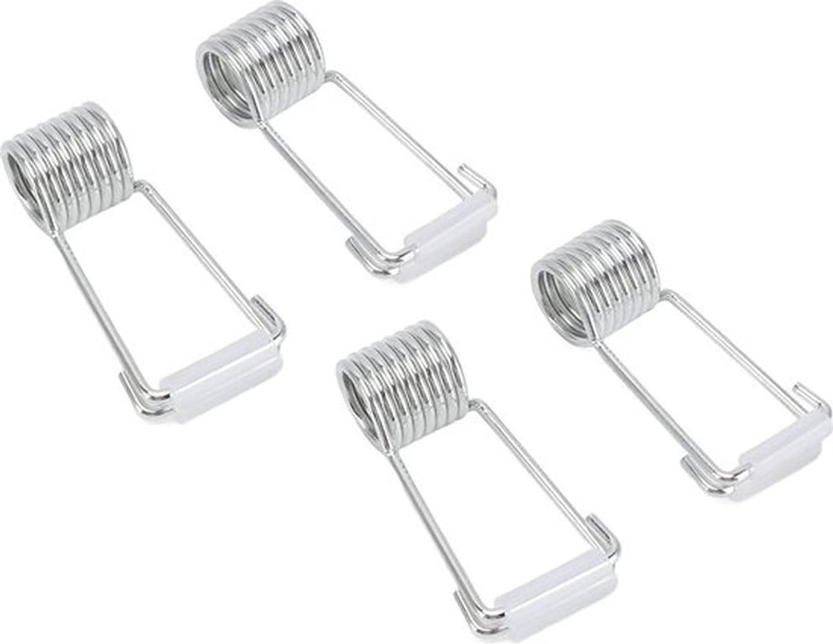 Veerscharnier Deurdranger Anti-kras 4 STKS Roestvrij Scharnier Accessoire - Butt Lente Dichter voor Keukendeuren .