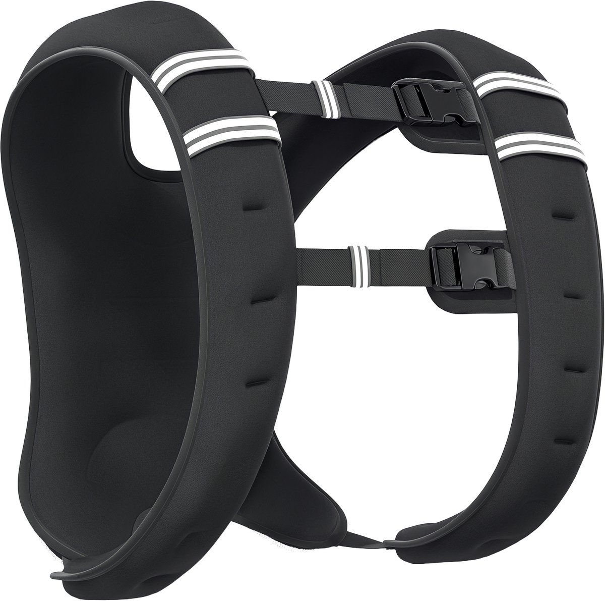 Gewichtsvest 5 kg / 8 kg / 10 kg - verstelbaar trainingsvest met verwijderbare gewichten - hardloopvest voor dames en heren voor spieropbouw - krachttraining - hardlopen - fitness en crosstraining.