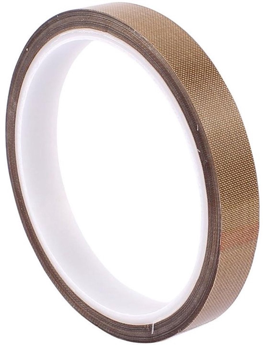 Hoge Temperatuur PTFE Kleefband 13mm Breedte 10M Lange Nonstick 0.13mm Dikte