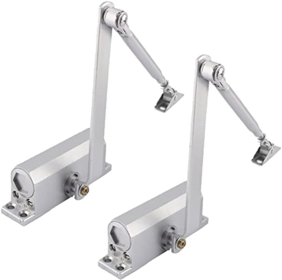 Verstelbare automatische hydraulische deursluiter voor deuren tot 65 kg - 2 stuks, ideaal voor veiligheid en gebruiksgemak