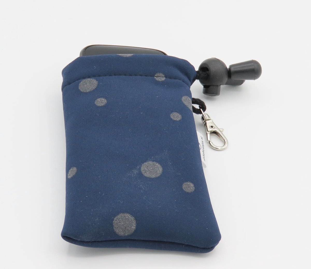 Ebike hoesje S display Stip op blauw Kiox 300 shimano 6100 softshell DLX