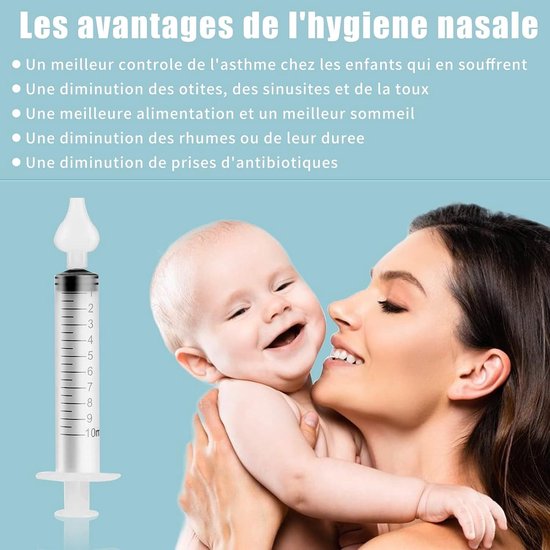 2 x Baby Spuit met 10 ml Schaal en Siliconen Neuszuigmond, Wasbaar en Herbruikbaar, Set van 2 voor Veilig Voeden en Verzorging — afbeelding 5