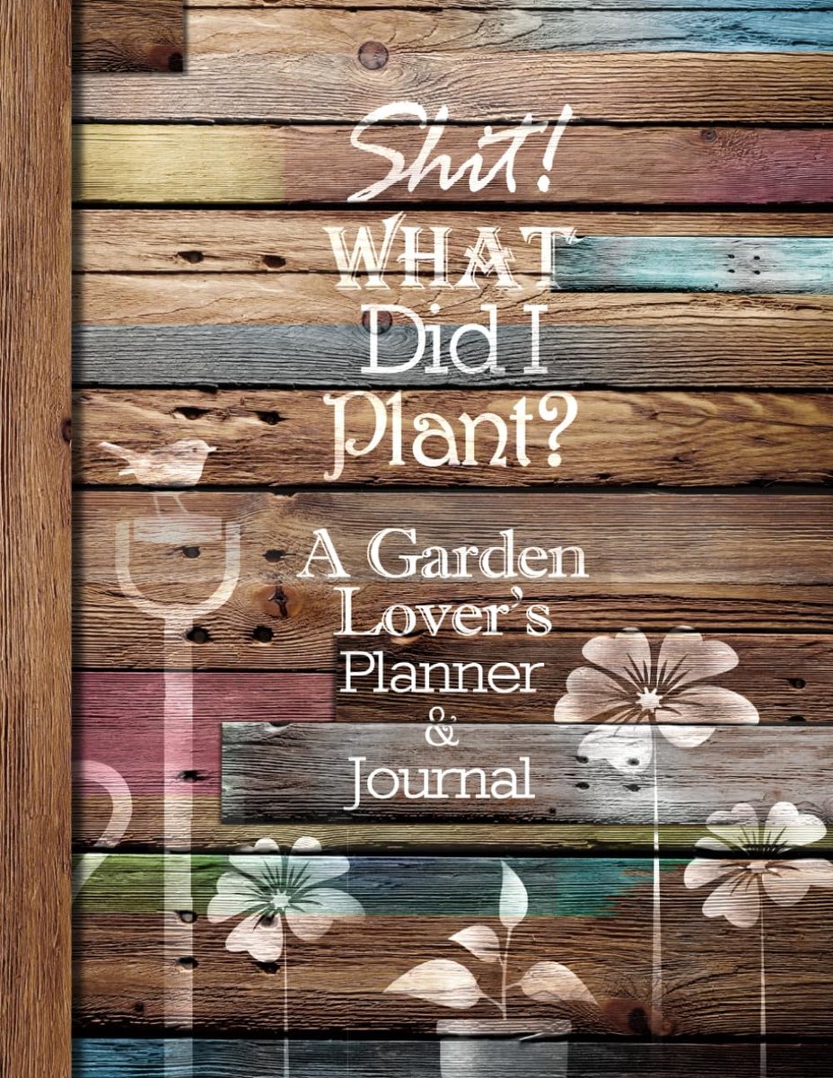 Tuinjournal XL - Softcover met decoratieve binnenkant - Kalender en dagboek voor 1 jaar - Perfect voor tuinliefhebbers - ShopVlot