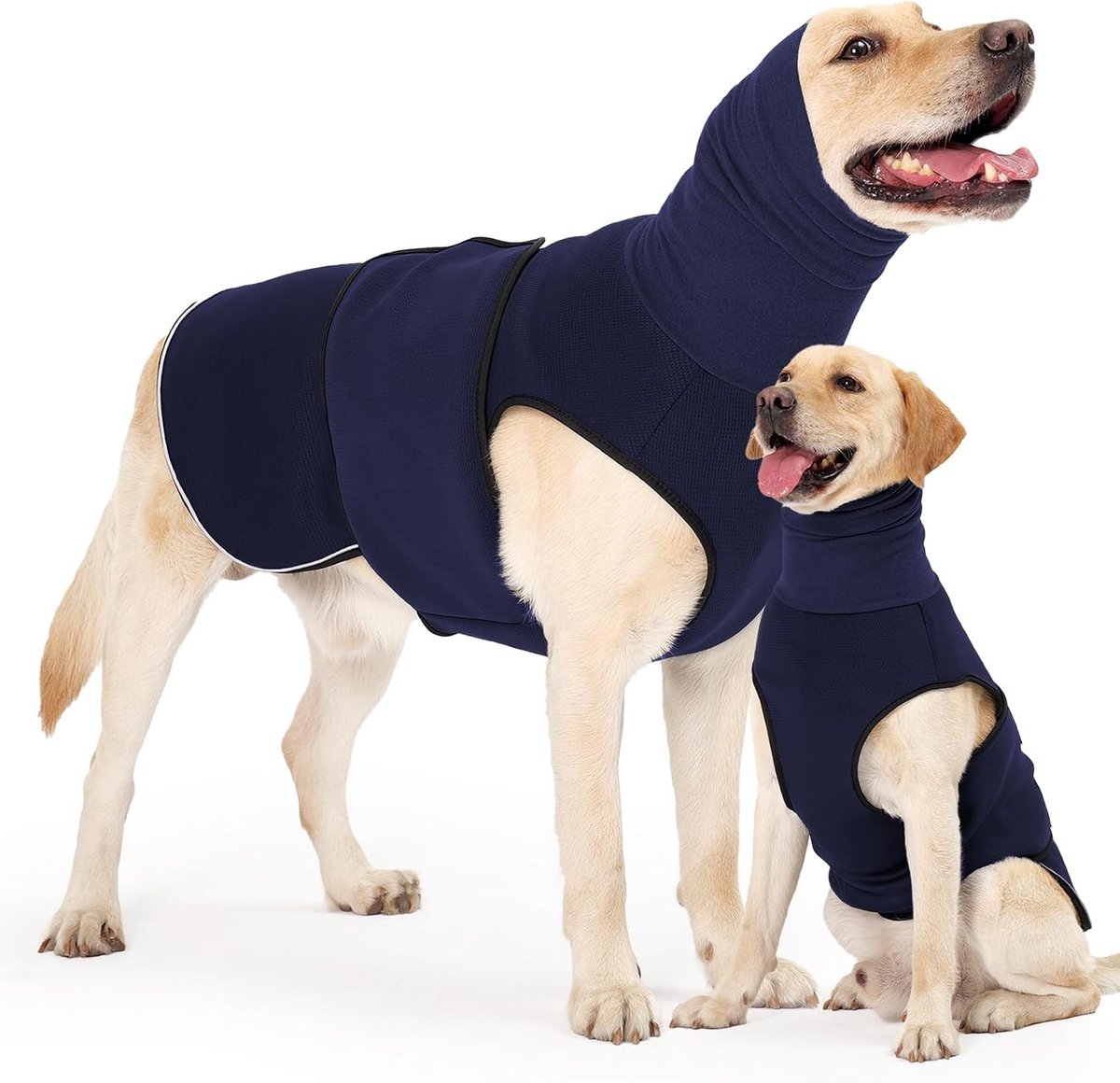 Kalmerend Hondenjack met Kap en Oorbeschermers - Anti-Stress Hondenjas met Turtleneck voor Ontspanning en Comfort