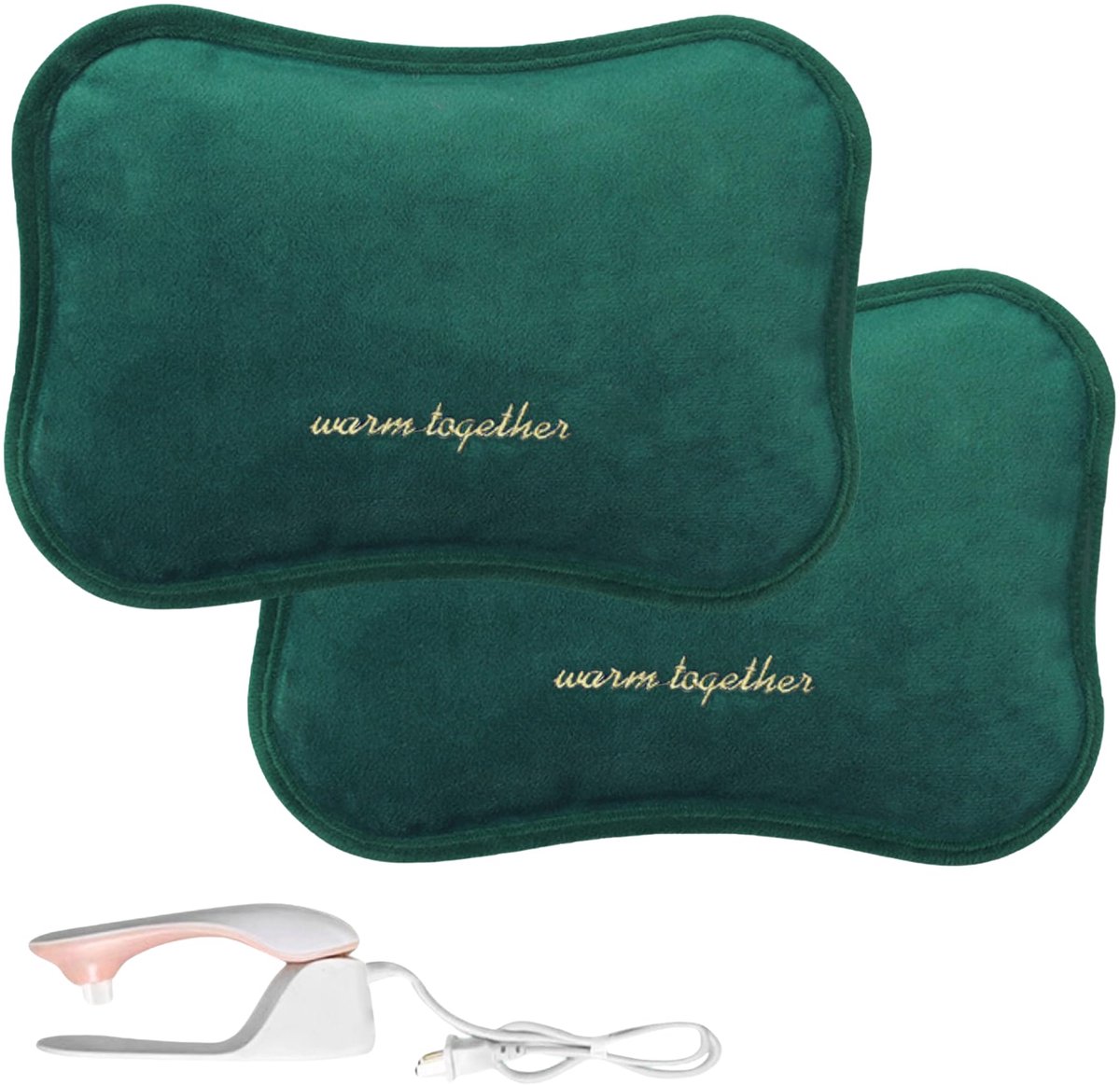 Elektrische warmwaterkruik - thermische bedwarmer - temperatuurregeling - ideaal voor rug en buik - ShopVlot