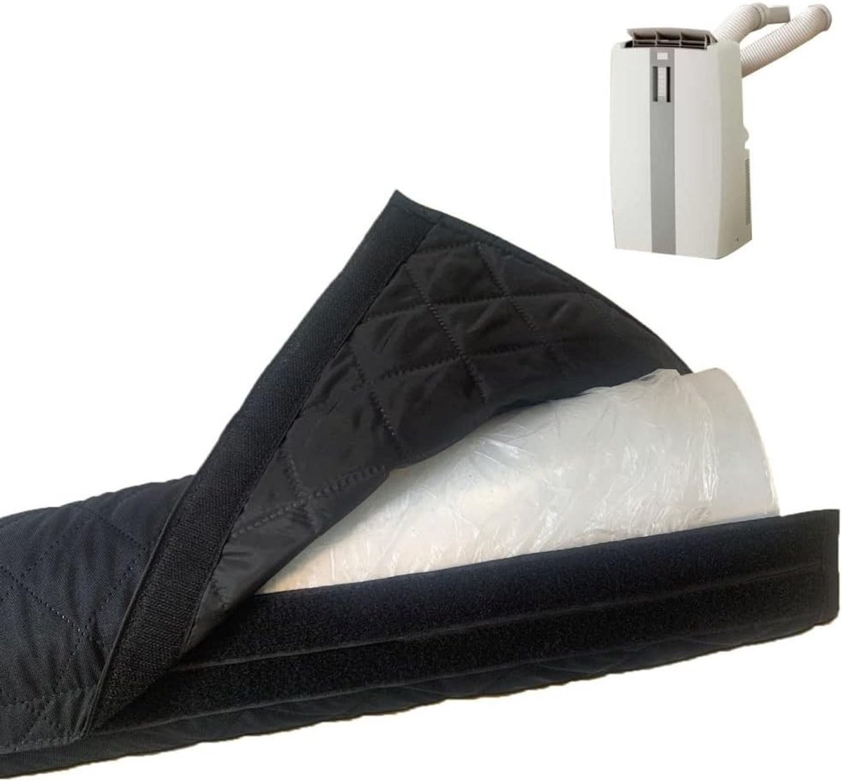 Isolerende hoes voor airconditioner afvoerslang, warmtebestendige pijpcasing, universele pasvorm voor 13cm en 15cm diameter, ideaal voor efficiënte koeling en energiebesparing.