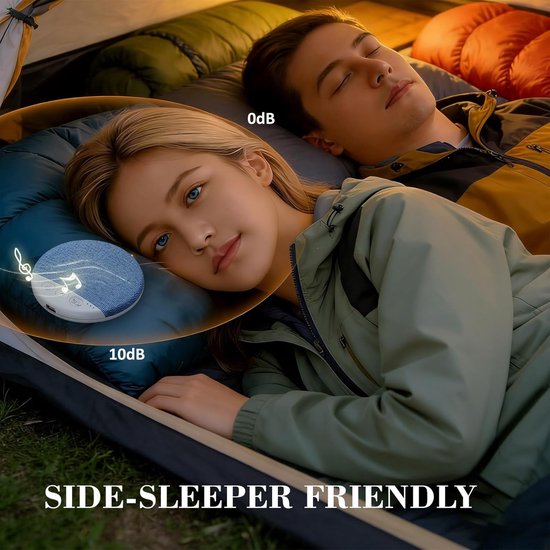 Slaap Speaker - Onder Kussen - Ontspannen Slapen - Bluetooth 5.4 Connectie - 96 mm - Blauw — afbeelding 4