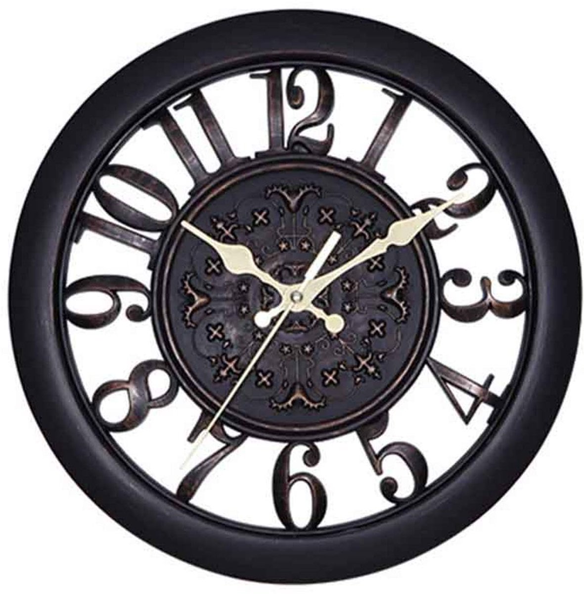 Wandklok buiten - stil - metalen decoratief - perfect voor terras en tuin - ShopVlot