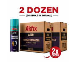 Voordeelbundel AKFIX A110 Remmenreiniger 500 ml - 2x Doos 12 stuks