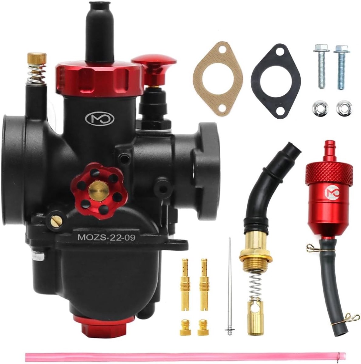 Carburateur 22mm met Filter en Choke Kit voor 100cc tot 130cc Motoren voor Dirt Bikes en Motocross