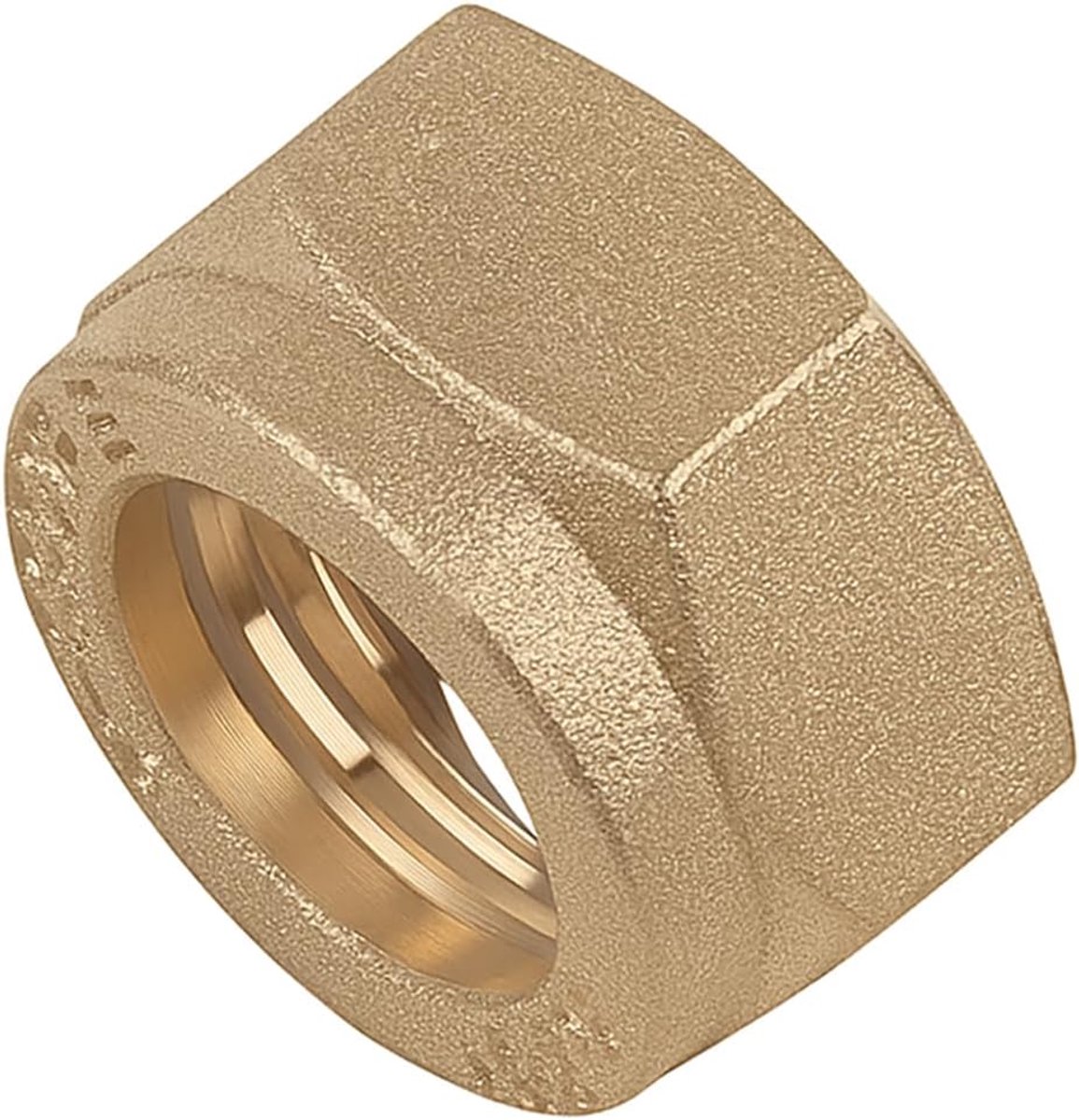 10x 15mm Compressie Moer Messing voor Koperen Pijpfittingen en Kleppen - ShopVlot