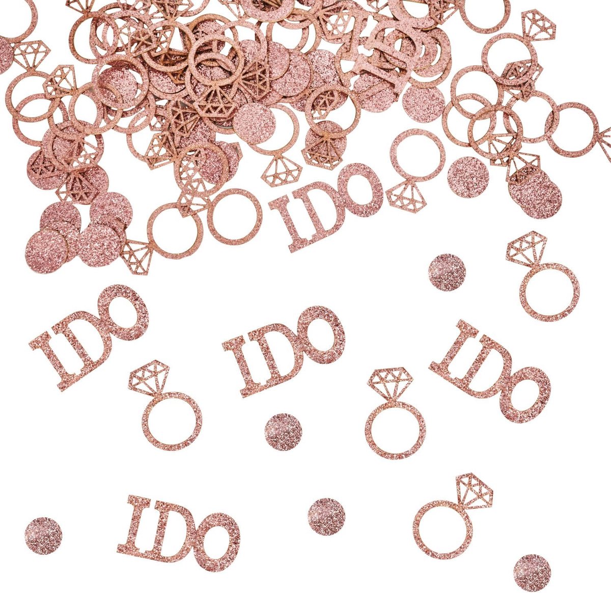 I DO Bruiloft confetti decoratie vrouwen vrijgezellenfeest tafeldecoratie strooidecoratie vrijgezellenfeest bruiloft - ShopVlot