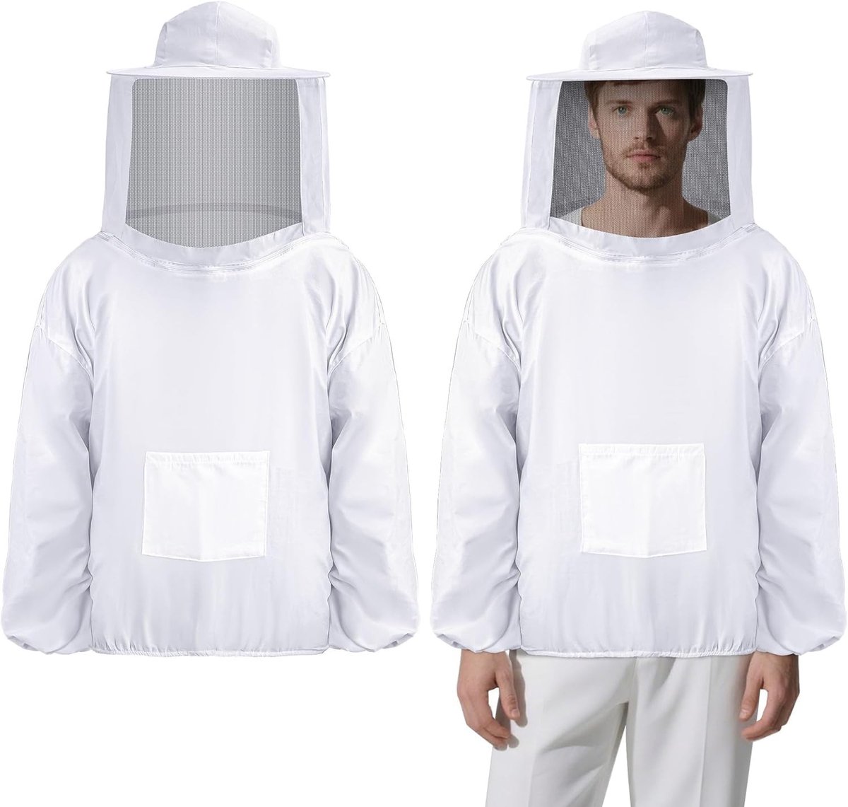Beekeeper Kostuum voor Halloween - 2-delige Bijenhouder Outfit met Sluiers voor Cosplay en Feestjes voor Mannen en Vrouwen