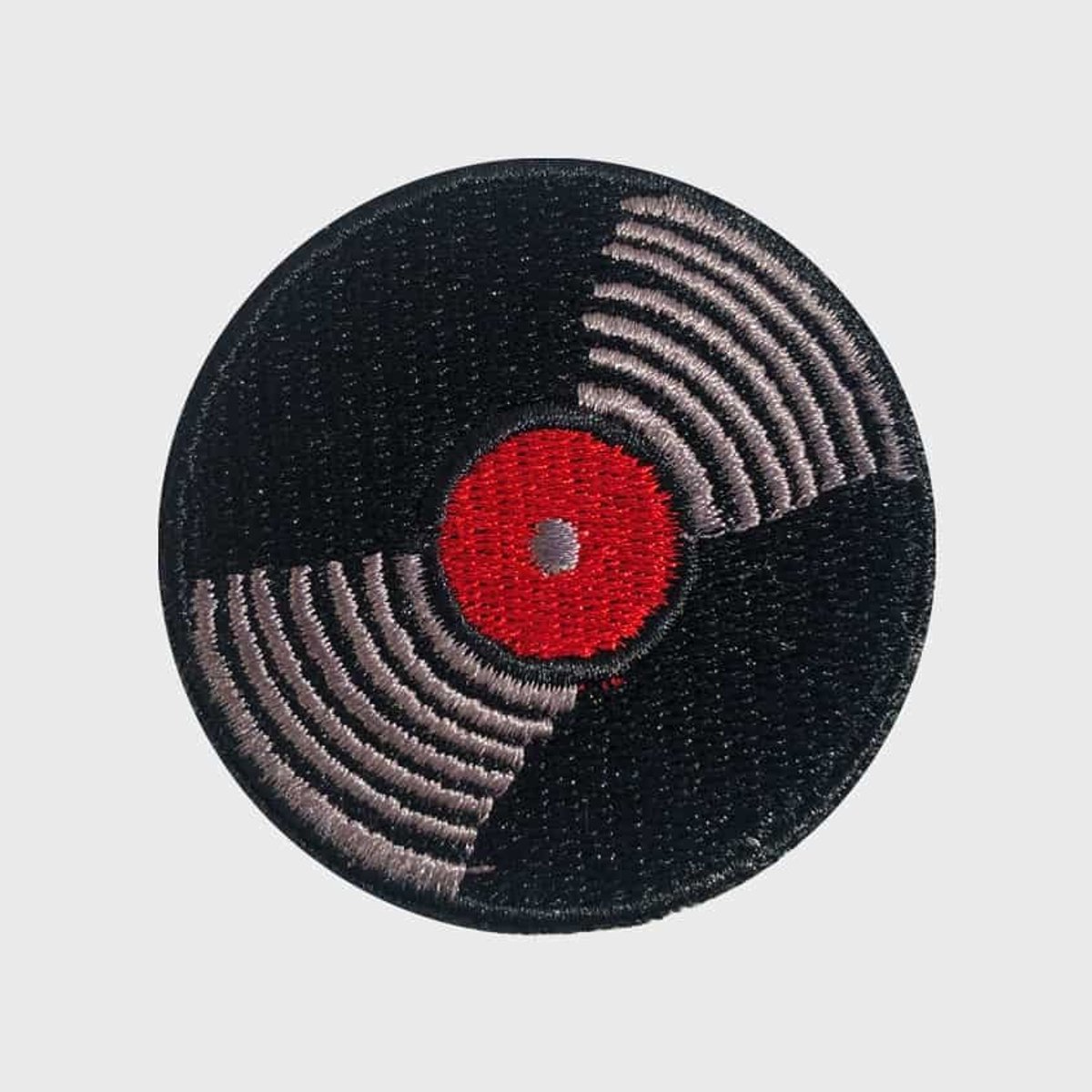 Patchy® – Plaat / Disc Strijk Embleem Patch 6 x 6 cm
