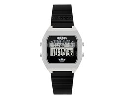Adidas Originals Digital Two AOST26525 Horloge - Kunststof - Zwart - Ø 36 mm