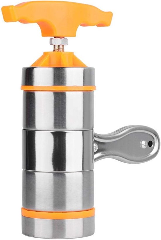 Handmatige RVS Pastamaker met 7 Mallen voor het Maken van Verse Pasta en Noodles — afbeelding 2