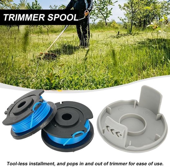 Vervangende spoel voor elektrische grastrimmer, vervangingsonderdelen, snoer spoel kit voor bosmaaier, 3 stuks — afbeelding 5
