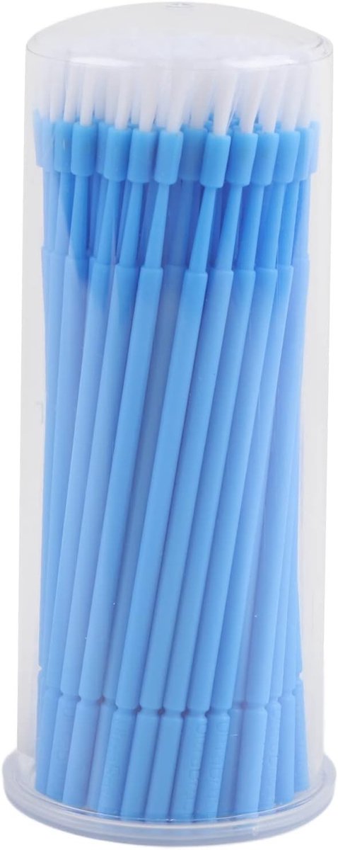 Disposable Micro Applicator Brushes voor Witte Tanden en Wimperextensions - 100 Stuks voor Persoonlijke Verzorging en Make-up