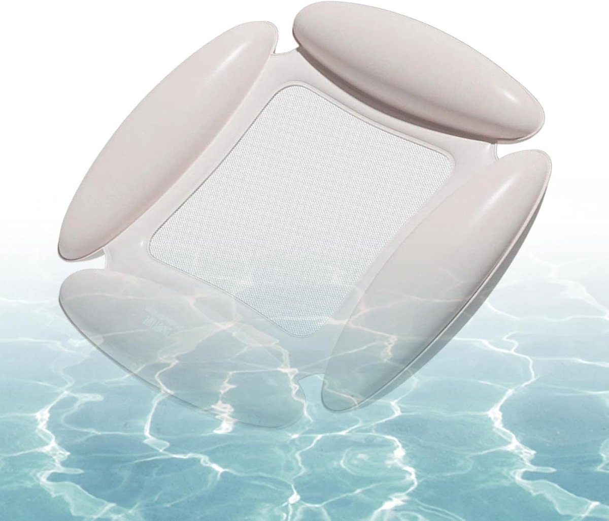 LISM-Ontspan in een opblaasbaar zwembadbed met een PVC-stoel en armleuningen - ergonomische hoofdsteun, perfect Geschikt voor de zomer, meren, stranden, festivals, feesten en zonnebaden.