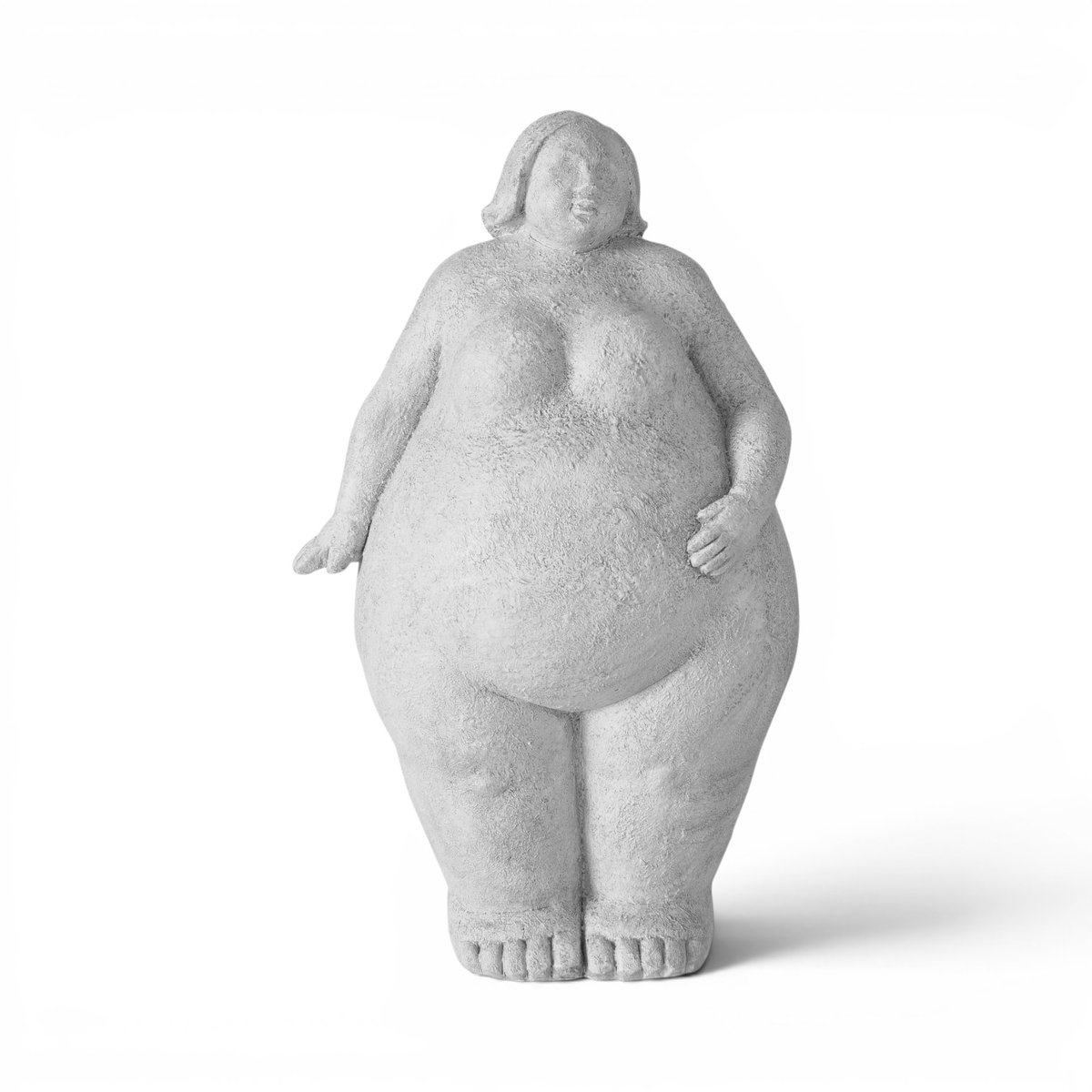 Dulaire Beeld Dikke Dame Grijs