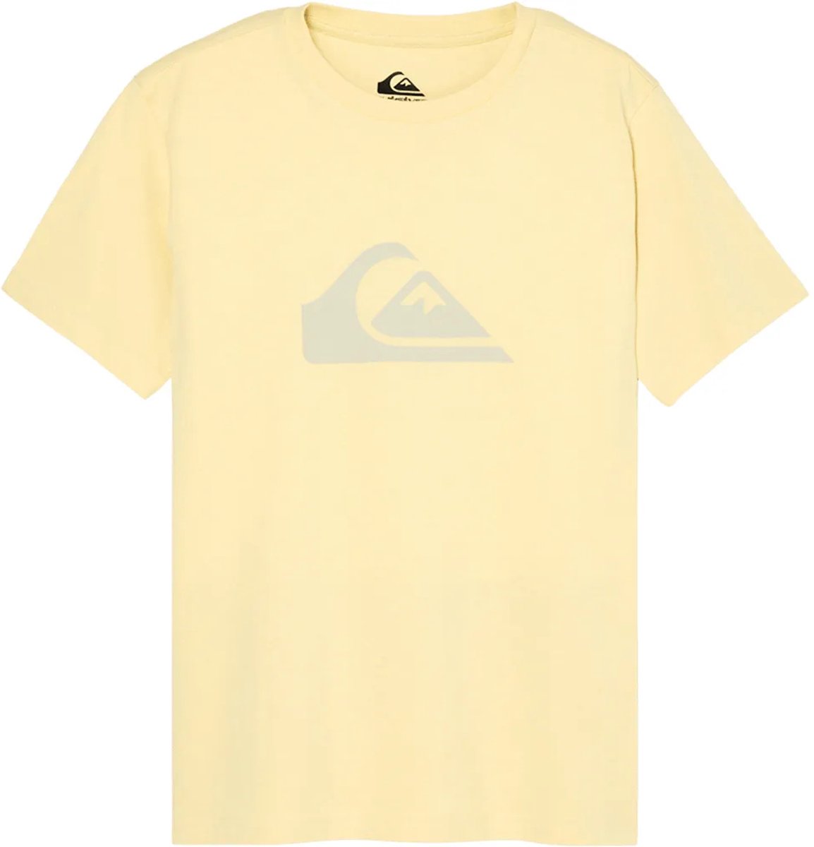 Quiksilver Evo Comp Logo T-shirt Met Korte Mouwen 16 Years Jongen Straw