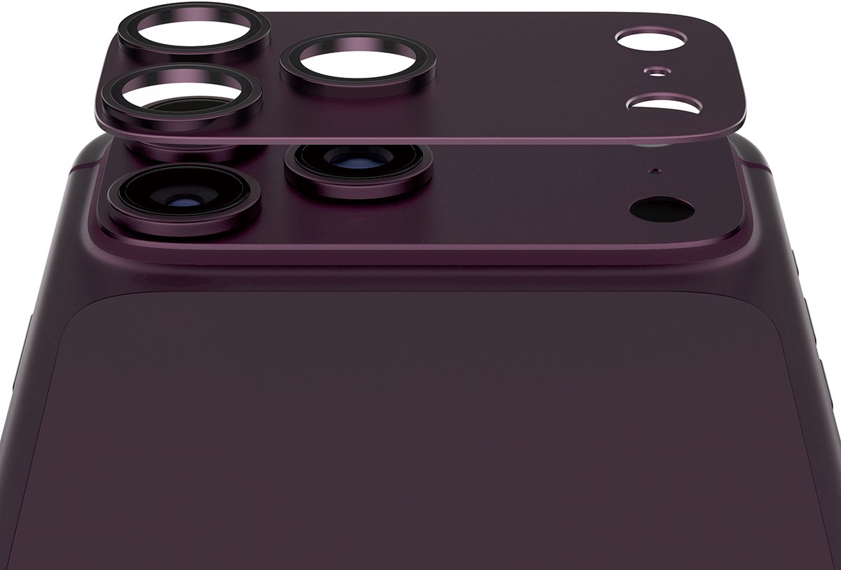 PanzerGlass ® Fender Camera Protector Dark Cherry iPhone 2026 Pro Doorzichtige schermbeschermer 1 stuk(s)