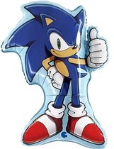 Sonic the Hedgehog - Folieballon - Helium ballon - 46x64Cm - Leeg - Kinderfeest - Verjaardag.