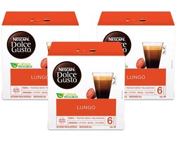 Nescafé Dolce Gusto Lungo Kaffeekapseln (3 x 16 Kapseln)