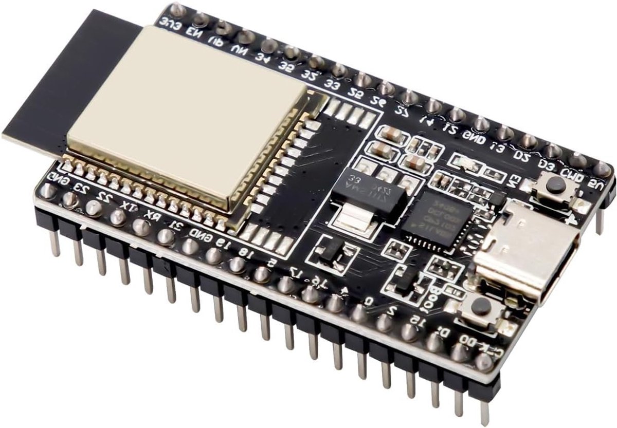 Ontwikkelbord voor ESP-32 met 38 pinnen, WiFi en Bluetooth, USB-C, compatibel met Arduino en NodeMCU