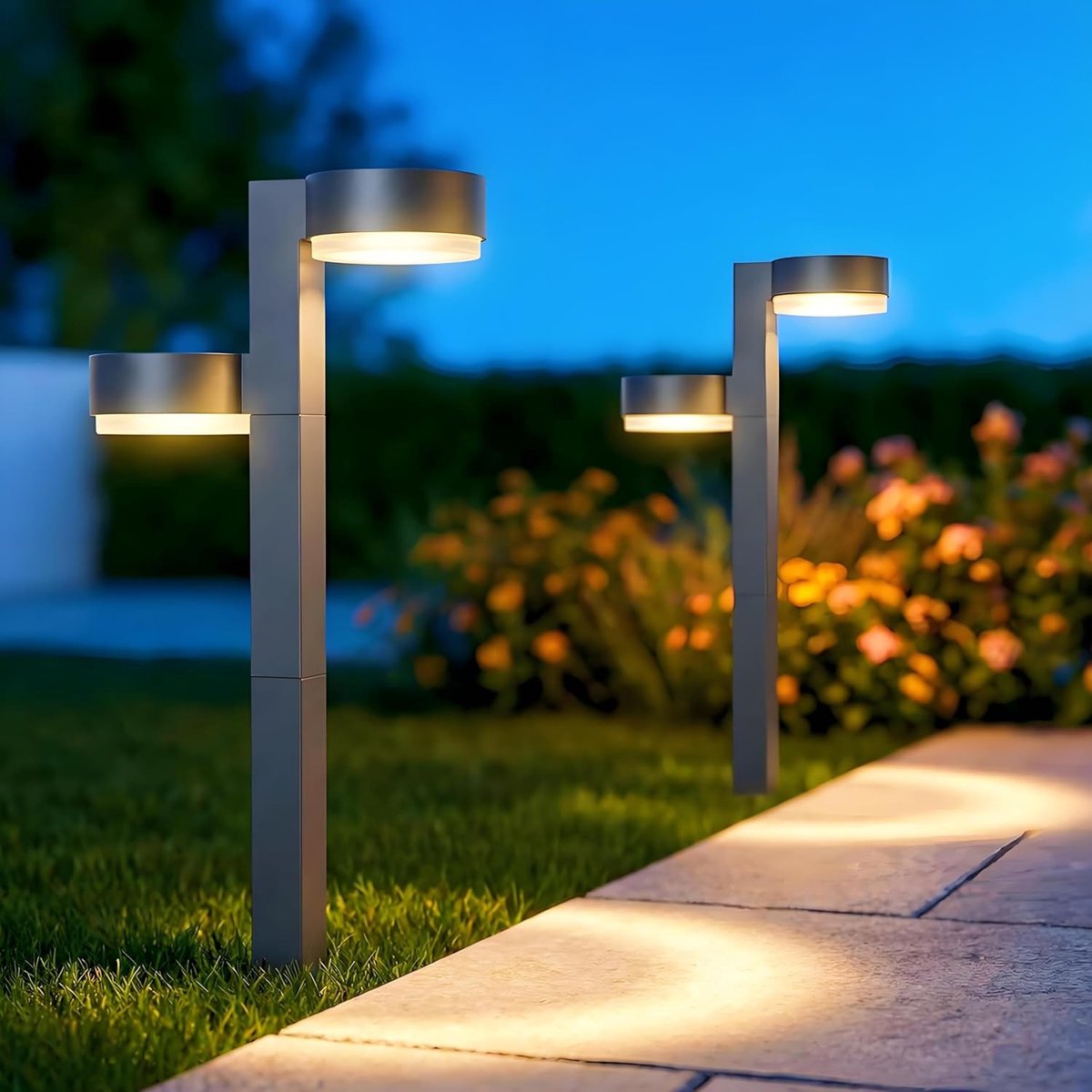Zonnelampen voor Buiten en Tuin - Waterdicht - 24 Superheldere LED Lampen - Automatische In/Uit Schakelaar - Voor Tuin en Terras