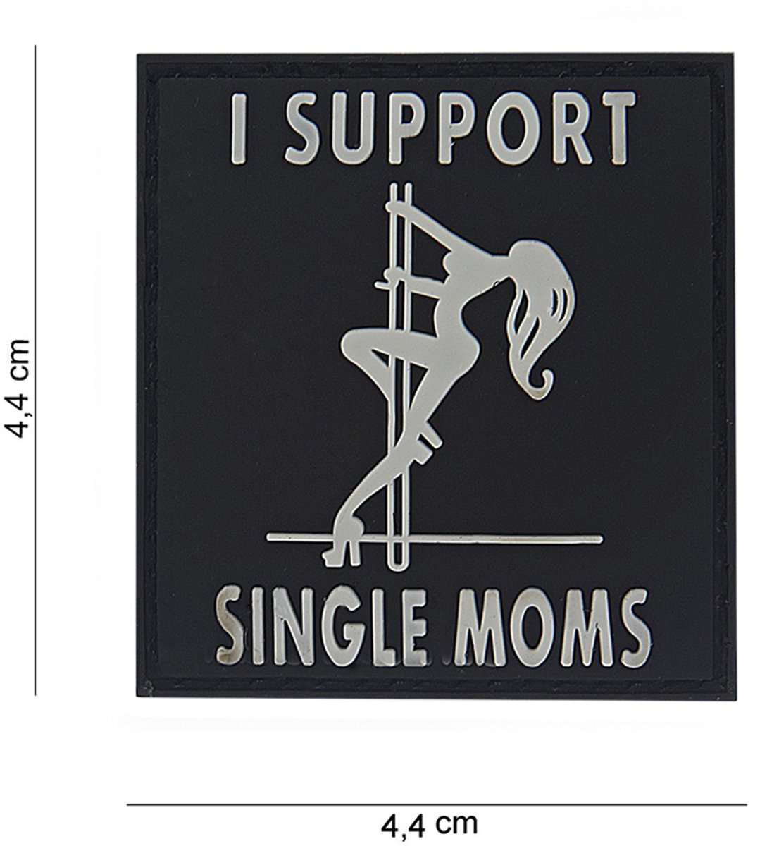 101 Inc Embleem 3D Pvc I Support Single Moms 11167
