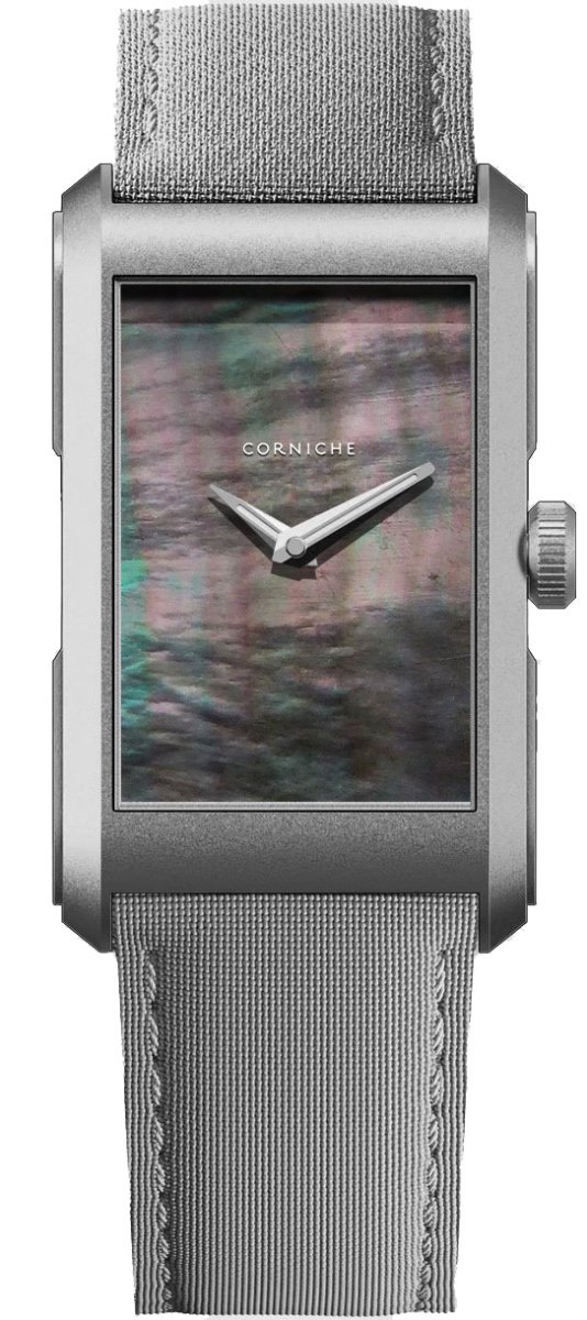 Corniche Visionnaire - Sandblasted Steel with Mother of Pearl Dial Heren Horloge